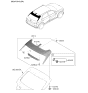 Diagram for 2023 Hyundai Ioniq 5 Spoiler - 87210-GI000