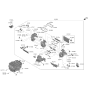 Diagram for Hyundai Ioniq 5 Evaporator - 97139-GI000