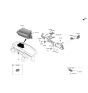 Diagram for Hyundai Ioniq 5 Engine Control Module - 99810-GI000