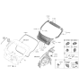 Diagram for Hyundai Ioniq 5 Trunk Latch - 81800-GI000