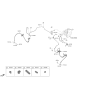 Diagram for 2023 Hyundai Ioniq 5 Hydraulic Hose - 58732-GI000