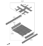 Diagram for 2022 Hyundai Ioniq 5 Floor Pan - 65100-GI000