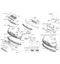 Diagram for Hyundai Ioniq 5 Air Deflector - 86591-GI000