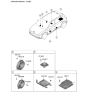 Diagram for Hyundai Ioniq 5 Car Speakers - 96340-GI000