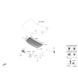 Diagram for 2022 Hyundai Ioniq 5 Weather Strip - 86430-GI000