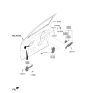 Diagram for 2022 Hyundai Ioniq 5 Door Lock - 81310-GI000