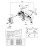 Diagram for Hyundai Veracruz Relay Block - 91950-3J110