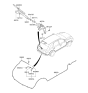 Diagram for Hyundai Veracruz Windshield Washer Nozzle - 98930-3J000