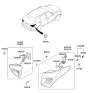 Diagram for 2007 Hyundai Veracruz Light Socket - 92480-3J000