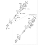 Diagram for 2011 Hyundai Veracruz Steering Shaft - 56400-3J000