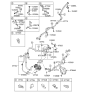 Diagram for 2009 Hyundai Veracruz A/C Expansion Valve - 97626-3J100