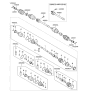 Diagram for 2009 Hyundai Veracruz Axle Shaft - 49560-3J220