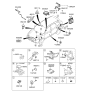 Diagram for 2011 Hyundai Veracruz Air Bag Control Module - 95910-3J900-AS