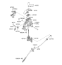 Diagram for 2011 Hyundai Veracruz Shift Cable - 46790-3J200