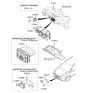 Diagram for Hyundai Veracruz Blower Control Switches - 97250-3J860-6Y