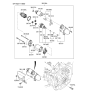 Diagram for 2009 Hyundai Veracruz Armature - 36160-3C151