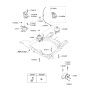 Diagram for Hyundai Veracruz Engine Mount - 21820-3J000