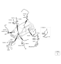 Diagram for Hyundai Yaw Sensor - 95690-1F000