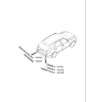 Diagram for 2006 Hyundai Veracruz Emblem - 86310-3J000