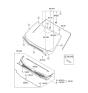 Diagram for 2008 Hyundai Veracruz Weather Strip - 86430-3J000