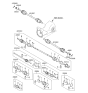 Diagram for 2007 Hyundai Veracruz Axle Shaft - 49600-3J000