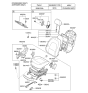 Diagram for 2006 Hyundai Veracruz Seat Cover - 88260-3J401-WKH