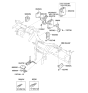 Diagram for 2009 Hyundai Veracruz Car Key - 95440-3J600