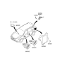 Diagram for Hyundai Veracruz Car Speakers - 96350-3J700