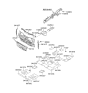 Diagram for 2008 Hyundai Veracruz Dash Panels - 84124-3J010