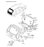 Diagram for 2008 Hyundai Veracruz Weather Strip - 87321-3J000