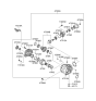 Diagram for Hyundai Veracruz Transfer Case Cover - 47314-24000