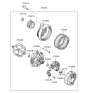 Diagram for Hyundai Entourage Alternator - 37300-3C120