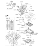 Diagram for 2007 Hyundai Veracruz Timing Cover - 21351-3C534