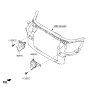 Diagram for Hyundai Veracruz Horn - 96611-3J100