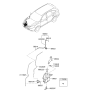 Diagram for 2008 Hyundai Veracruz Washer Reservoir - 98621-3J000