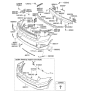 Diagram for 2008 Hyundai Veracruz Parking Assist Distance Sensor - 95700-3J300-3M