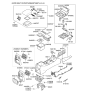 Diagram for Hyundai Santa Fe Cigarette Lighter - 95120-3K700