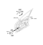 Diagram for 2007 Hyundai Veracruz Door Check - 79390-3J000