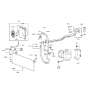 Diagram for 2002 Hyundai XG350 A/C Hose - 97761-38090