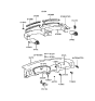 Diagram for 2002 Hyundai Sonata Air Bag - 84530-38500