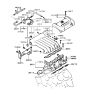 Diagram for 2004 Hyundai Santa Fe Air Charge Temperature Sensor - 39340-24765