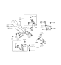 Diagram for 1998 Hyundai Sonata Control Arm - 55110-38600