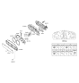 Diagram for Hyundai Sonata Speedometer - 94210-38010