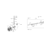 Diagram for 1997 Hyundai Tiburon Release Bearing - 41421-28020