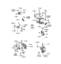 Diagram for 1998 Hyundai Sonata Engine Mount - 21810-38110