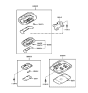 Diagram for 2002 Hyundai Sonata Dome Light - 92820-38000-SR