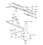 Diagram for 1998 Hyundai Sonata Windshield Washer Nozzle - 98630-38001