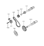 Diagram for 2002 Hyundai Santa Fe Balance Shaft Gear - 23353-38000