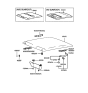 Diagram for 1998 Hyundai Sonata Sun Visor - 85201-38400-LT