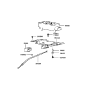 Diagram for 1999 Hyundai Sonata Cruise Control Servo - 96440-38500